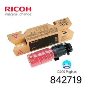 Cartucho De Tóner Ricoh 842719 IM C320F / M C320FW / P C375 Magenta 10.000 Páginas 