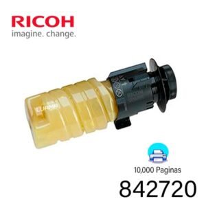 Cartucho De Tóner Ricoh 842720 IM C320F / M C320FW / P C375 Yellow 10.000 Páginas
