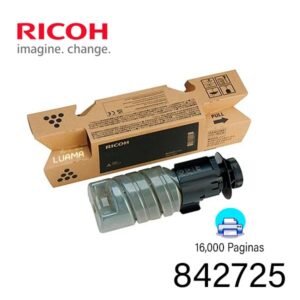 Cartucho De Tóner Ricoh 842725 IM C320F / M C320FW / P C375 Black 16.000 Páginas