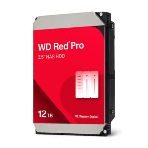 Disco duro Western Digital Red Pro NAS, WD122KFBX 12TB SATA 6Gb/s 7200rpm 3.5” 512MB Cache