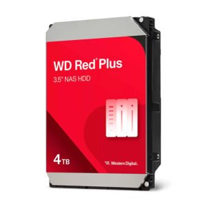 Disco duro Western Digital Red Plus WD40EFZZ, 4TB, SATA, 5400rpm, 3.5”, Cache 128MB