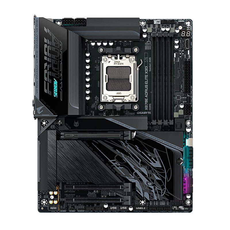 Motherboard GIGABYTE X870E AORUS ELITE X3D, Chipset AMD X870E, Socket AMD AM5, ATX