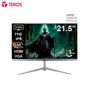 Monitor plano TEROS TE-2127S, 21.5” FHD IPS 100Hz 1ms HDMI VGA