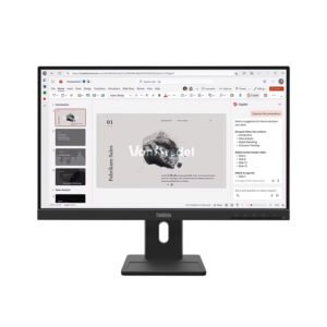 Monitor Lenovo ThinkVision E22-40, 21.5” 1920x1080 WLED IPS, HDMI/DP/VGA Color Raven Black