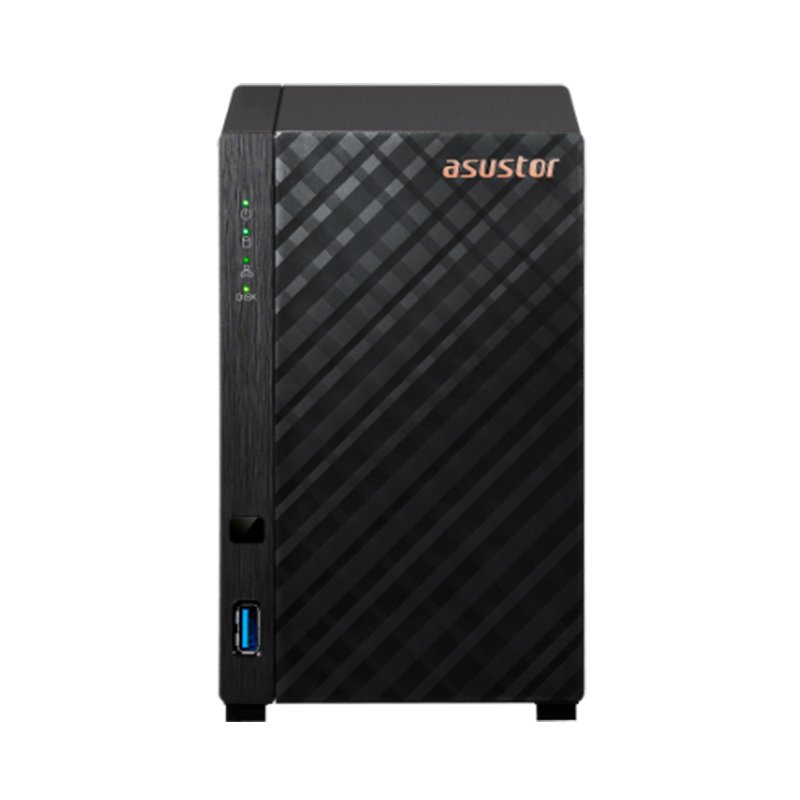 Servidor NAS ASUSTOR DRIVESTOR 2 Gen2 (AS1202T), Realtek RTD1619B 1.7GHz QC/1GB DDR4 RAM