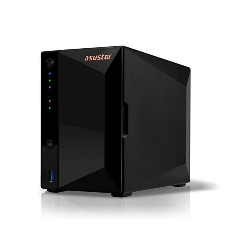 Servidor NAS ASUSTOR DRIVESTOR 2 Pro Gen2 (AS3302T v2) Realtek RTD1619B 1.7GHz/QC/2GB DDR4