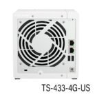Servidor NAS QNAP TS-433-4G ARM Cortex A55 4C/2GHz 4GB RAM(On-Board) Bahias 4x3.5” SATA