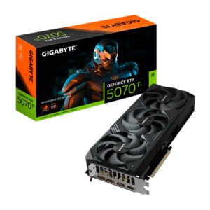 Tarjeta de video GIGABYTE GeForce RTX 5070 Ti WINDFORCE OC SFF 16G, 16 GB GDDR7, PCIe 5.0