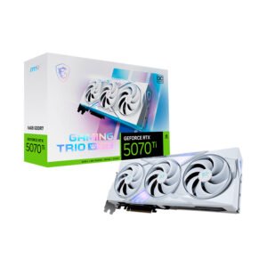 Tarjeta de video MSI GeForce RTX 5070 Ti 16G GAMING TRIO OC 16GB GDDR7, PCIe Gen 5.0 WHT