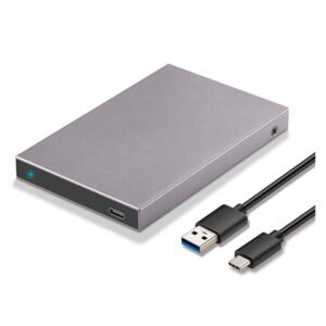 Enclosure SSK de Aluminio, USB-C 3.1 Gen 2-to-SATA (6Gb/s), soporta 2.5” HDD/SSD SATA