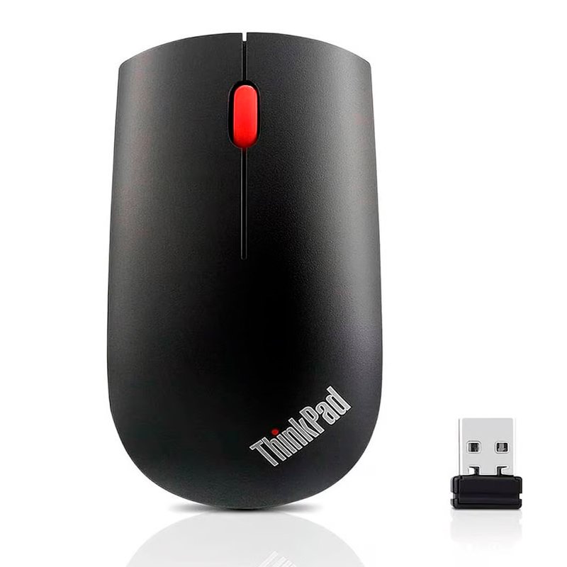 Mouse Lenovo Thinkpad, Inalambrico (Con receptor USB), Ambidiestro, Sensor Optico, Negro