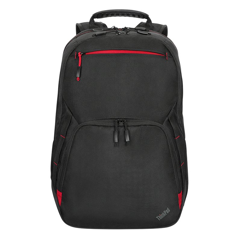 Mochila Lenovo Thinkpad Essential Plus de (15.6” / 39.6 cm), Color (Negro / Rojo)