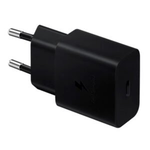 Adaptador de corriente SAMSUNG Travel, hasta 25W, Interfaz USB-C, Color Negro