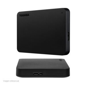 Disco duro externo Toshiba Canvio Basic, 2TB, USB 3.0, 2.5”, Negro.