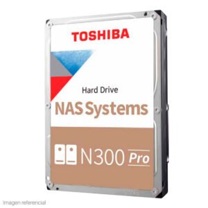 Disco duro Toshiba N300 PRO, 16TB NAS, SATA 6.0Gb/s, 7200rpm, 512MB Cache, 3.5”.