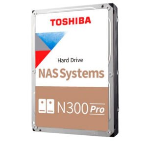Disco duro Toshiba N300 PRO NAS, 20TB, SATA 6.0Gb/s, 7200rpm, 512MB Cache, 3.5”.