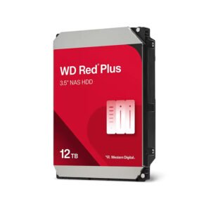 Disco duro Western Digital Red Plus NAS WD120EFGX, 12TB, SATA, 7200rpm, 3.5”, Cache 512MB