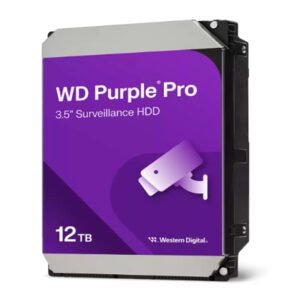 Disco duro Western Digital WD Purple Pro 12TB, SATA, 512MB Cache, 7200 rpm, 3.5”.