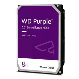 Disco duro Western Digital WD Purple, 8TB, SATA 6.0 Gb/s, 256MB Cache, 5640 rpm, 3.5”