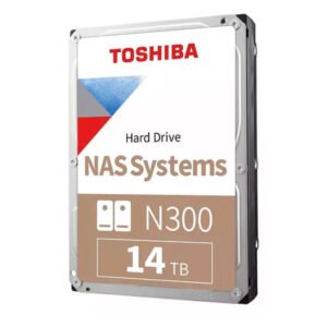 Disco duro Toshiba N300 NAS, 14TB, SATA 6.0Gb/s, 7200rpm, 512MB Cache, 3.5”.
