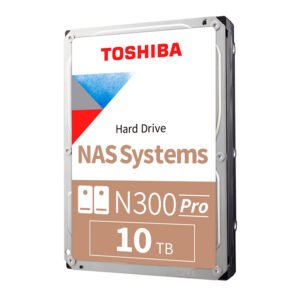 Disco duro Toshiba N300 PRO NAS, 10TB, SATA 6.0Gb/s, 7200rpm, 512MB Cache, 3.5”.
