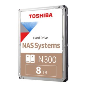 Disco duro Toshiba N300 NAS, 8TB, SATA 6.0Gb/s, 7200rpm, 512MB Cache, 3.5”.