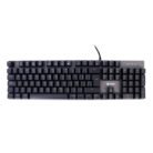 Teclado gamer TEROS TE-4074G RGB USB 2.0 negro