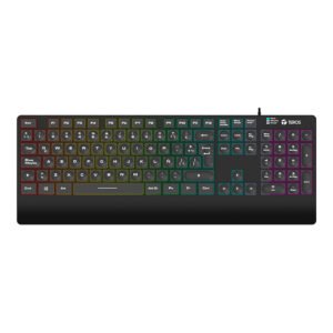 Teclado Gaming Teros TE-4141N, Slim , Retro-Iluminado, USB, Español
