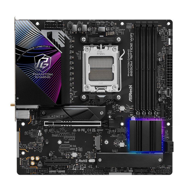 Motherboard ASROCK B850M Riptide WiFi, Chipset AMD B850, Socket AMD AM5, mATX