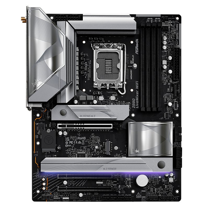 Motherboard ASROCK Z890 LiveMixer WiFi, Chipset Intel Z890, LGA 1851, HDMI, ATX