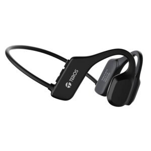 Audífonos de conducción ósea TEROS TE-8077N, bluetooth, negro