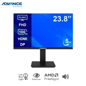 Monitor Plano Advance ADV-2450S, 23.8” FHD IPS, 100Hz, 5ms, HDMI, DP, Audio Out, Parlantes