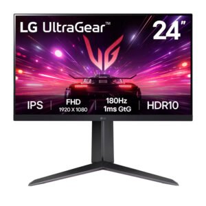 Monitor Gamer LG 24” UltraGear Plano FHD IPS (1920x1080) HDMI/DP/HP-OUT