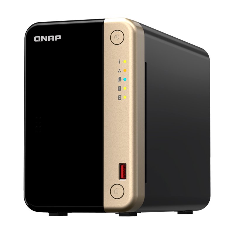 Servidor NAS QNAP TS-264-8G, Celeron N5095 4C / 2.9GHz, 8GB RAM, Bahias: 2 x 3.5” SATA