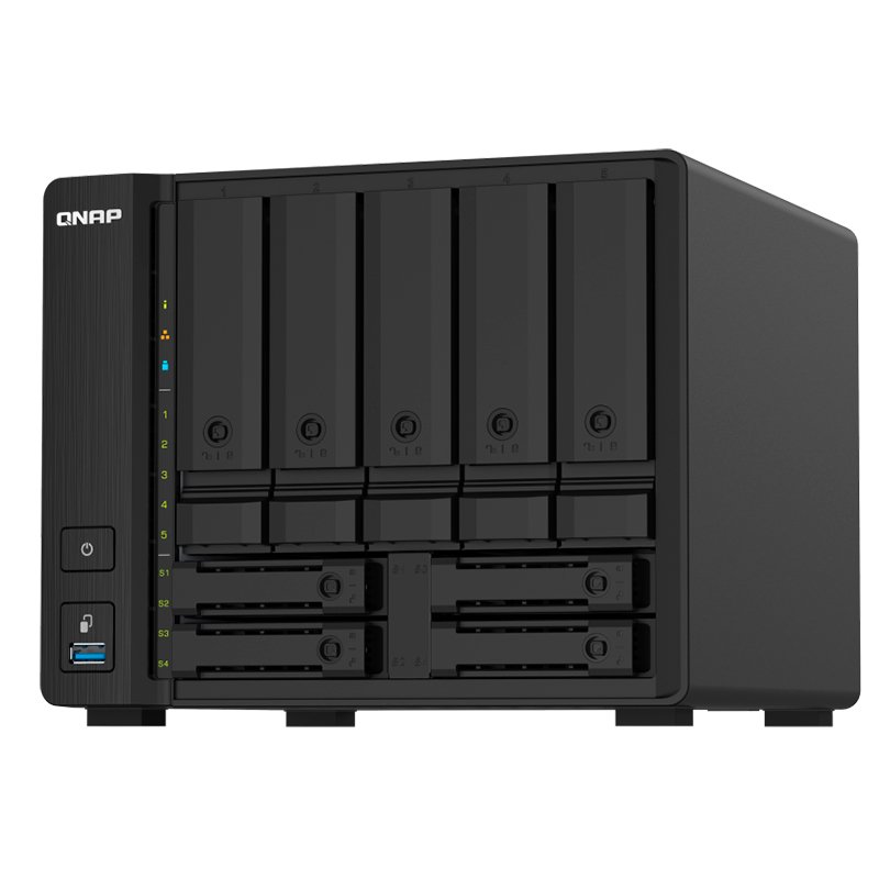 Servidor NAS QNAP TS-932PX-4G ARM Cortex-A57 4C/1.7GHz 4GB DDR4 Bahias: 5x3.5”+4x2.5” SATA