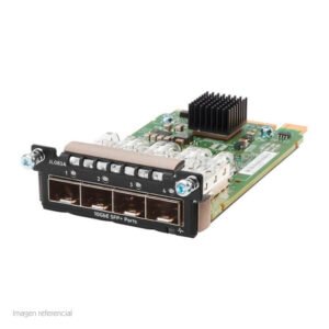 HPE 3810M Aruba (JL083A), 4 SFP+, velocidad de transferencia 10 Gbps.
