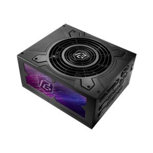 Fuente de alimentación Asrock, PG-1300G, 1300W, ATX, 80 Plus Gold.