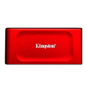 Unidad en estado sólido externa Kingston XS1000, 2TB, USB 3.2 Gen 2 Tipo-C, Color Rojo