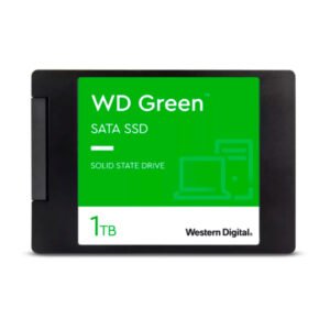 Unidad en estado solido Western Digital Green, WDS100T3G0A, 1TB, SATA 6Gb/s, 2.5”, 7mm.