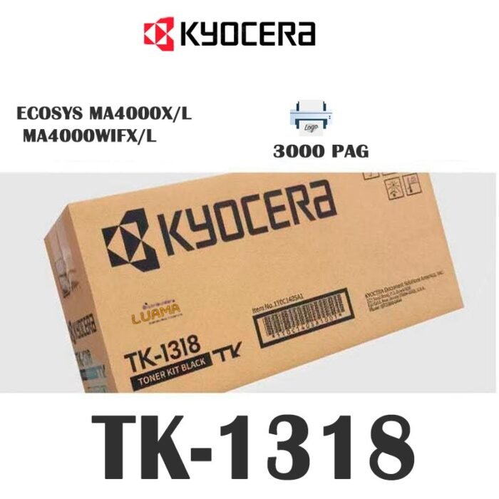 TONER KYOCERA TK-1318 PARA ECOSYS MA4000X/L - MA4000WIFX/L 3000 PAG