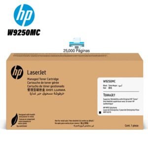 Cartucho de Tóner HP W9250MC Negro para LaserJet Enterprise Flow X57945z X57945dn