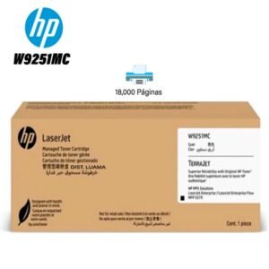 Cartucho de Tóner HP W9251MC Cyan para LaserJet Enterprise Flow X57945z X57945dn 